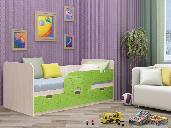 Детская Кровать Юнга-9 /Разные Цвета